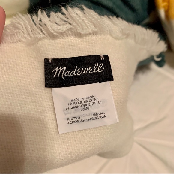 Madewell Multi-Stripe color-blocked scarf NWOT - Picture 8 of 8